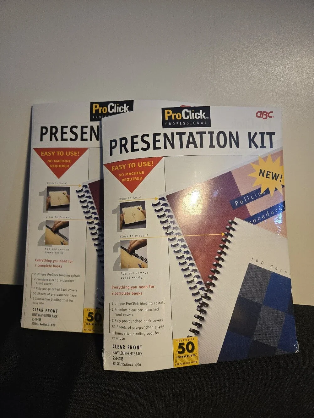 ProClick Professional Presentation Kit [set of 2, 4 total books]